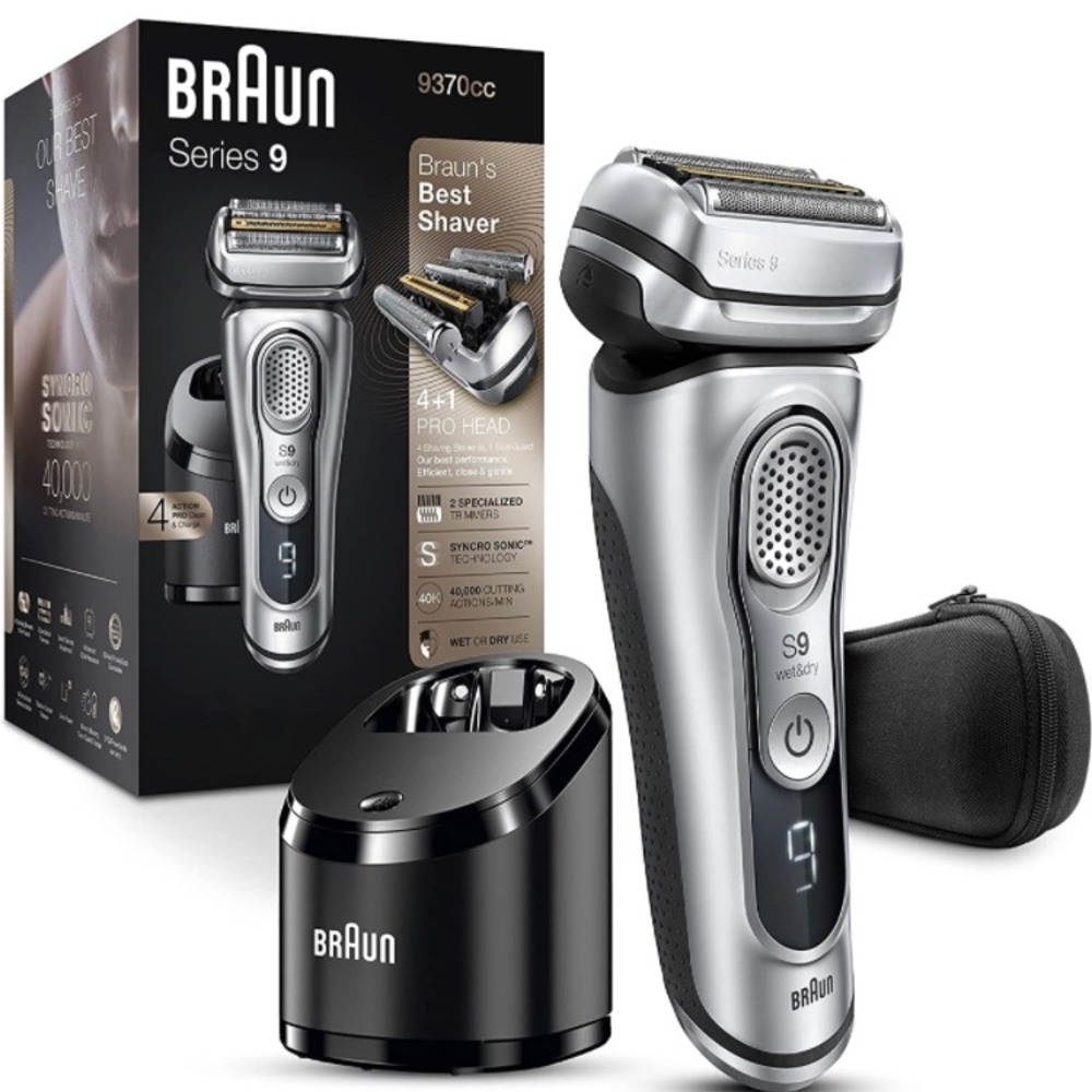 Braun Electric Razor- Waterproof foil Series 9, 9370cc